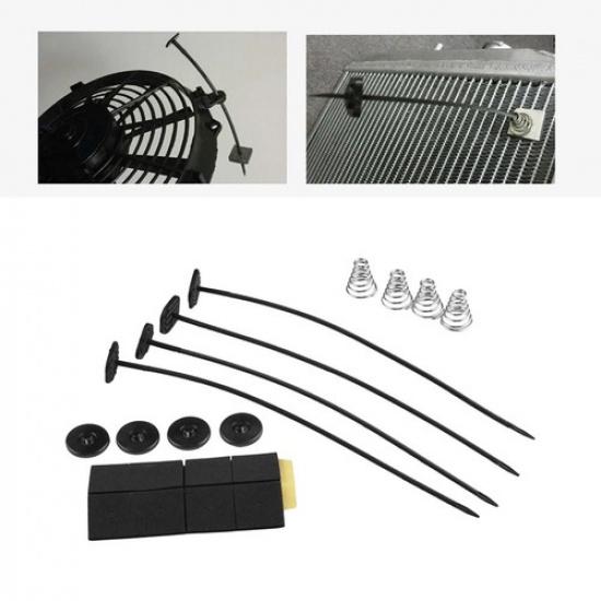 2 Set Fan Mounting Kit Car Fixing Electric Cooling Radiator