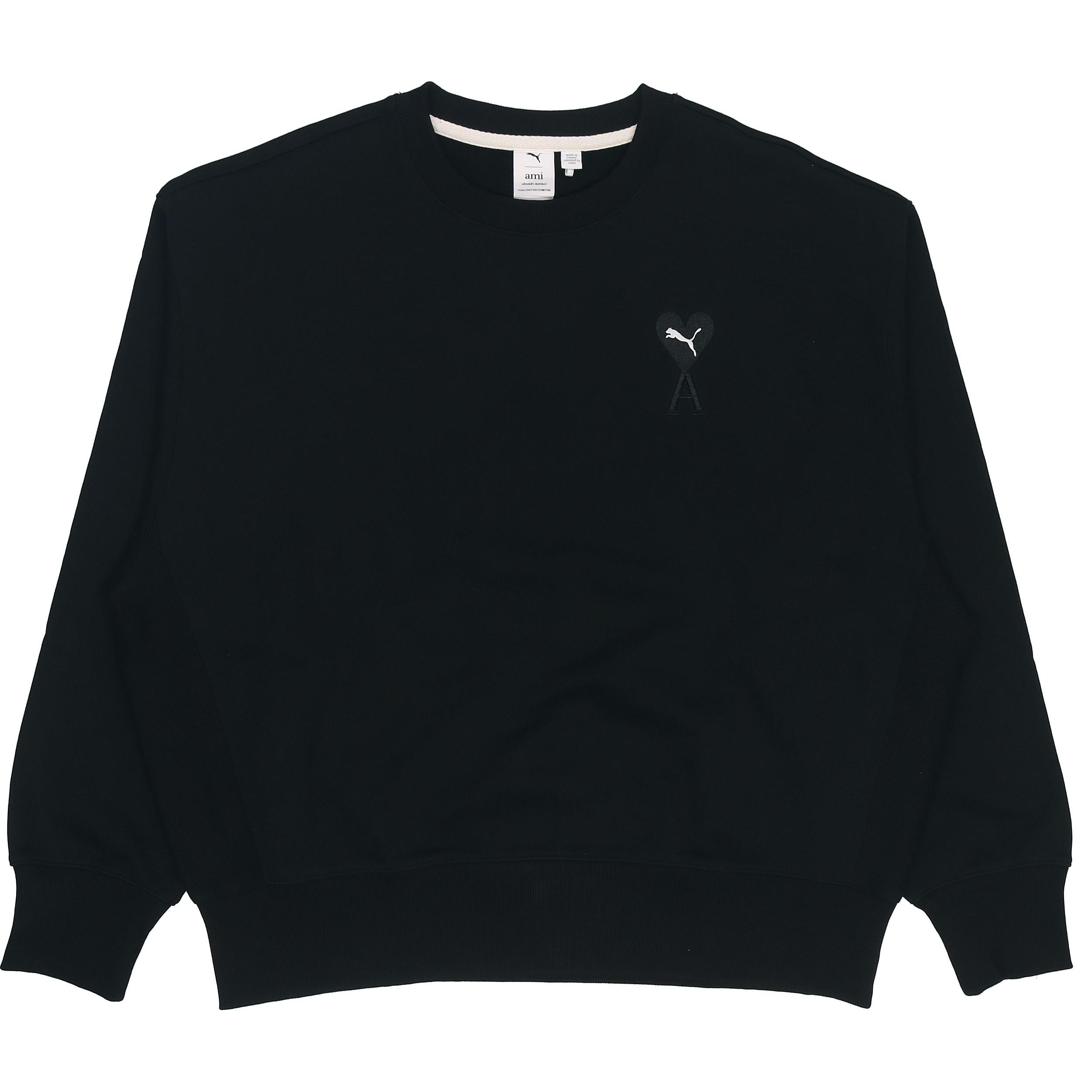 PUMA X AMI Sweatshirt Black Men s 534111-01 S