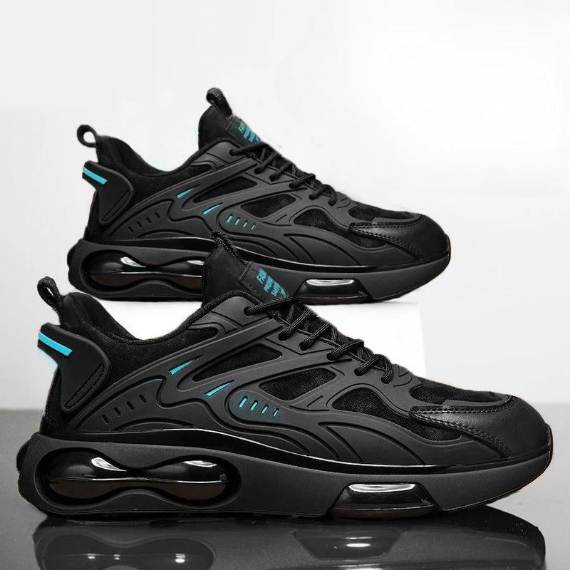 

Модные мужские кроссовки 2024 года, модные спортивные туфли для отдыха с дышащей сеткой, легкие, для бега, тенниса, противоскользящие, удобные, классические туфли 43