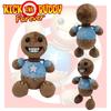 Kick The Buddy Plush Toy Crystal Soft Fur, Brown, 30cm Height, Pp Cotton Filling