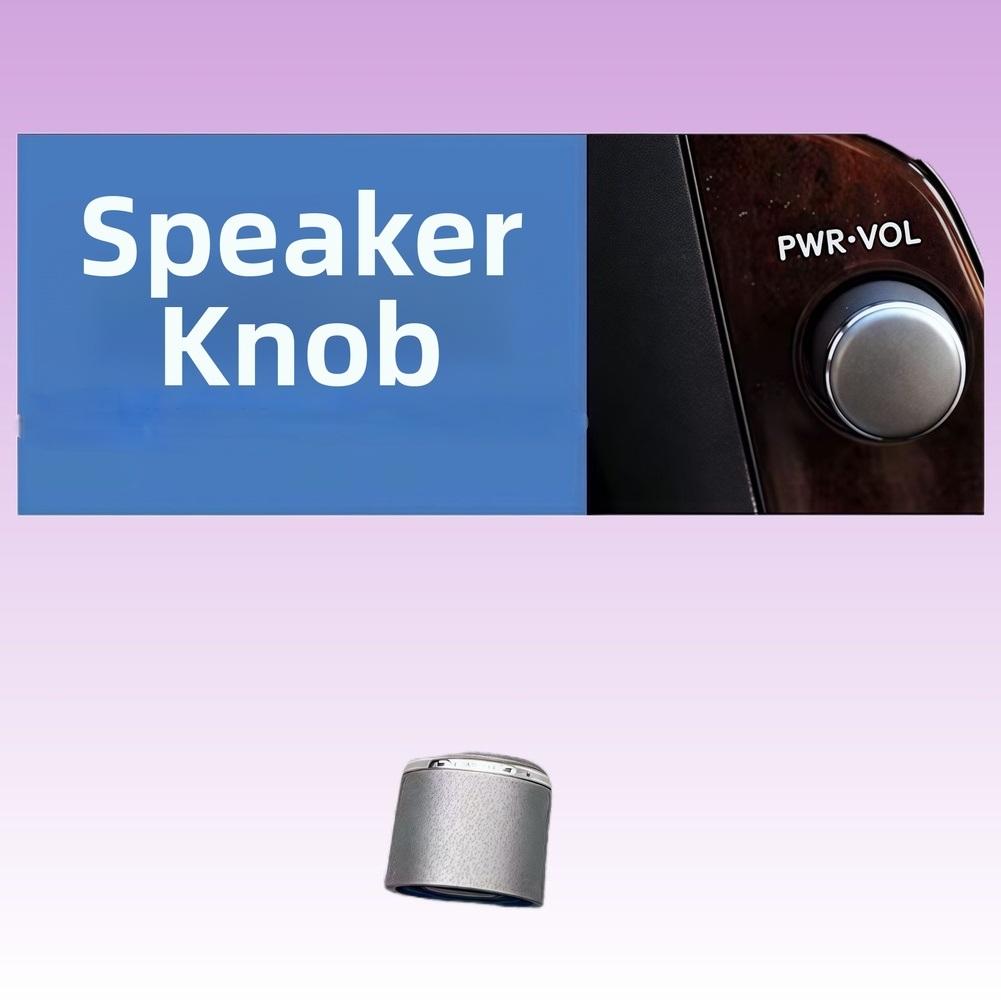 Car Interior Upgrade Silver Audio Knob Cover Car Stereo Control ABS Quick Install Easy Installation Replacement Installation