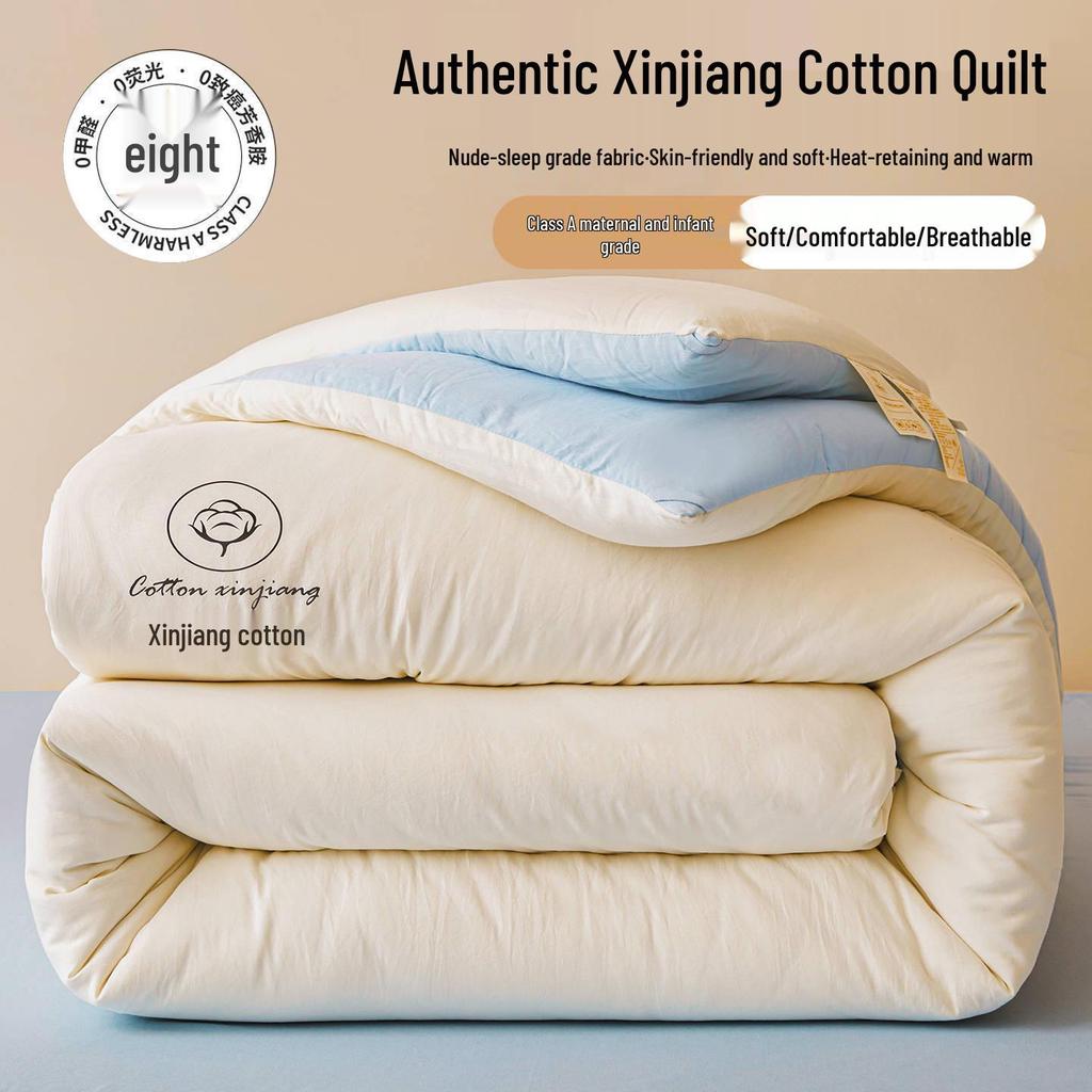Xinjiang Pure Cotton All-Season Quilt: Thick Winter & Cool Summer