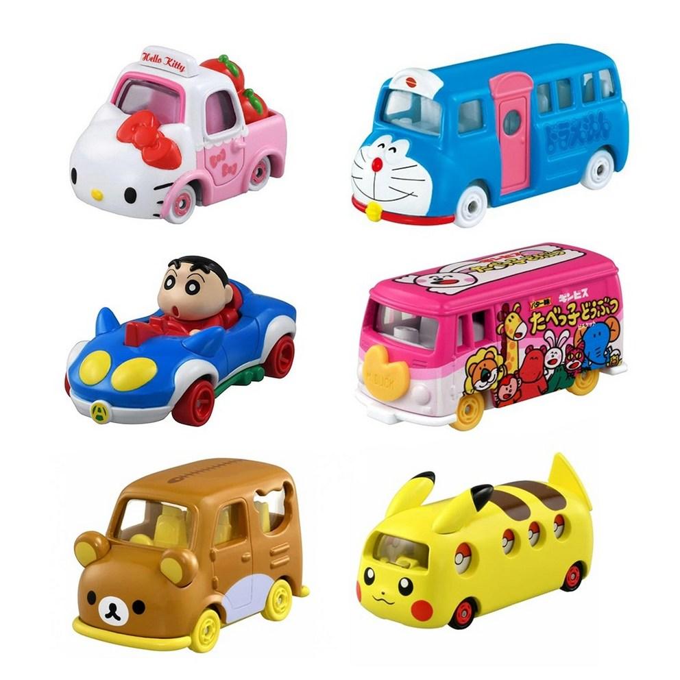Autentické japonské Tomica Hello Kitty postavička kovový mini model auta