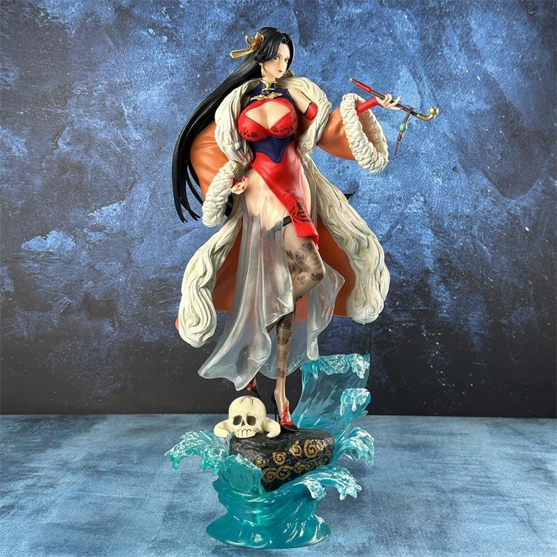 36cm One Piece Boa Hancock Cheongsam PVC Action Figure Anime Figure Statue Model Toys Collection Doll Kids Gift