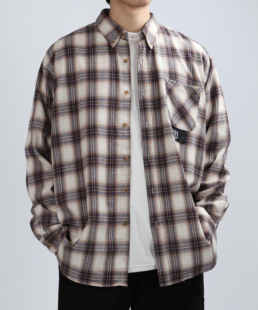 JHONNY WEST Wooltan Check Shirts (Browny)