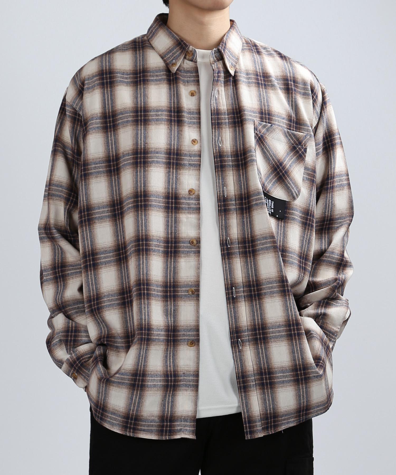Johnny West Wooltan Check Shirts (Browny) 48(95)
