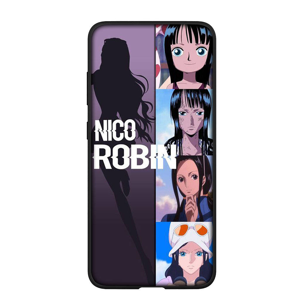 Phone Case for iPhone 17 15 16 Plus Redmi Note 14 12 11 13 Pro Max Huawei P30 P20 Lite OPPO A60 A40 A80 A18 A16 Anime One Piece Nico Robin Luffy Cover