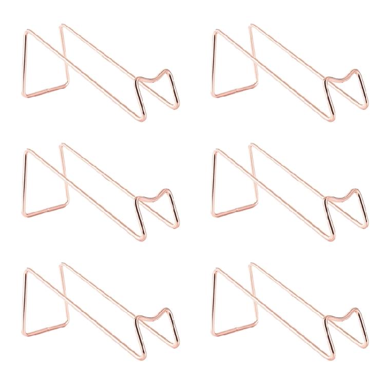 Set of 6 Decorative Wine Rack Practical Solution Wine Bottle Display Shelves