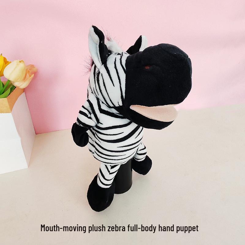 Cartoon Animal Hand Puppet Plush Doll for Kids' Interactive Play