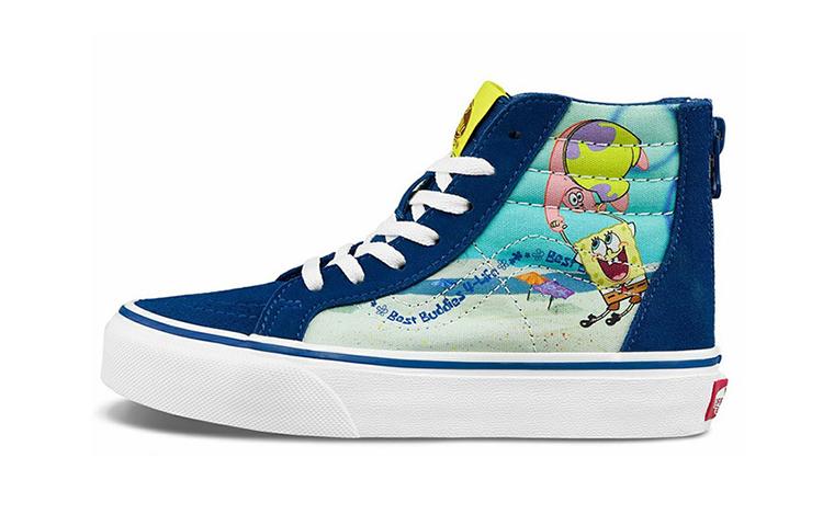 Vans Sk8  SpongeBob SquarePants X -Hi Zip Kids  Best Buddies 4 Life  VN0A4BUXYZ0 34