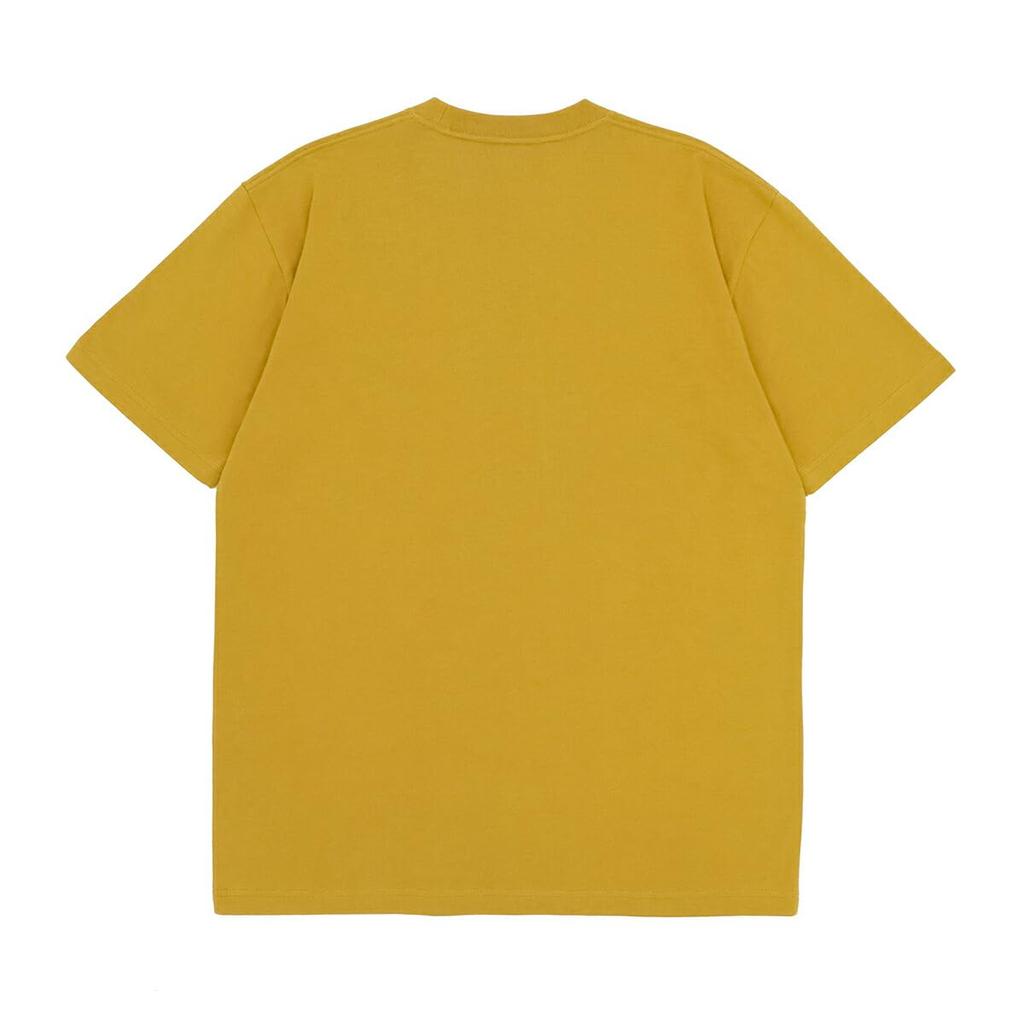 NEW ERA Short Sleeve Pocket T Shirt Brushed Bronze S Cotton Pocket Tee Mini Brand Logo S/S