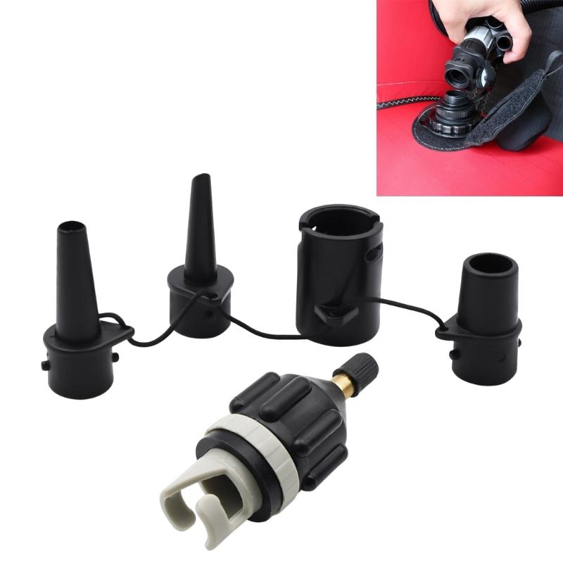 Paddleboard Pumps Adapter Inflatable Boats Air Pumps Converter Replacement Air Valves Adaptor with Air Nozzle Nozzle