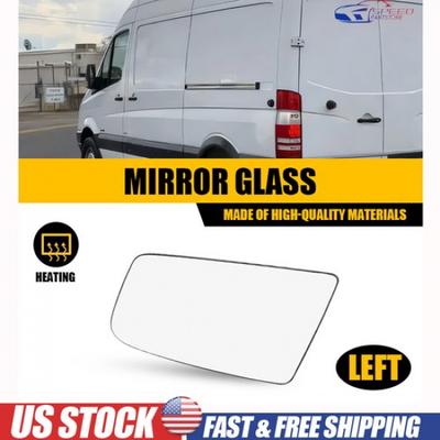Driver Side Glass Mirror Heated Fits Mercedes-Benz Sprinter 2500 3500 2010-2018