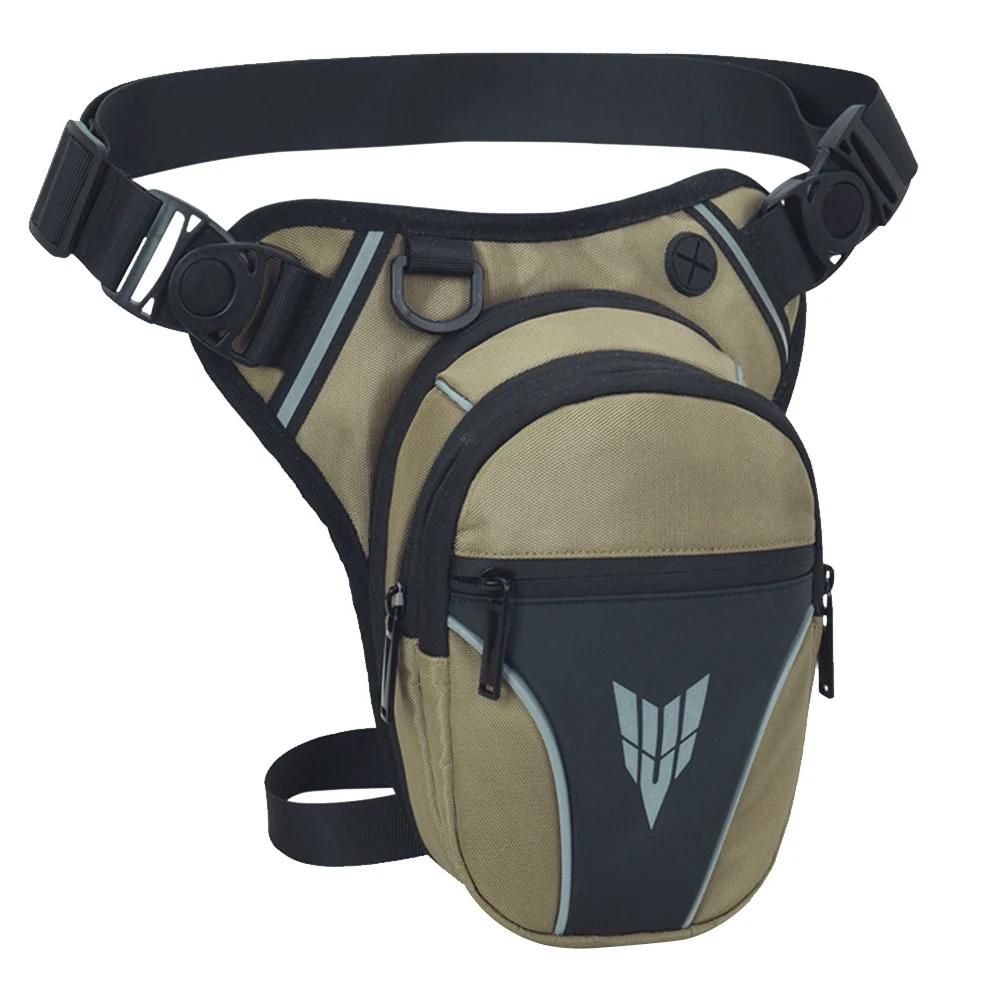 Men Rider Bum Drop Thigh Bag Waterproof Motorcycle Leg Side Bag Motorcycle Riding Shoulder Cross Body Thigh Hip Belt Waist Bags