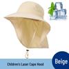 Men's Summer UV Protection Fishing Hat with Large Brim and Full Face Shield