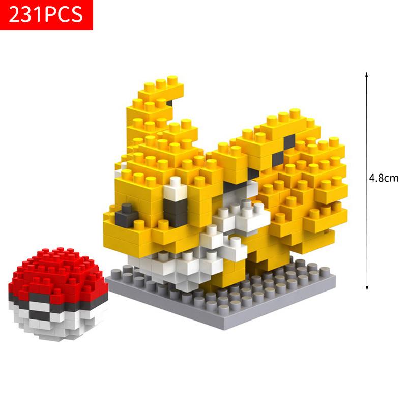 Pokemon Toy Lega Building Blocks Pokémon Action Cartoon Character Pikachu Assembled Model Building Block For Boys Birthday Gifts