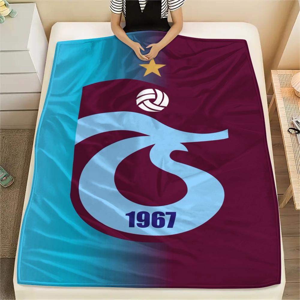 1PC Trabzonspor FC Print Flannel Blanket, High Quality Comfortable for All Seasons, Home Decor, Warmth and Comfort, Perfect for Christmas Gifts228