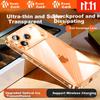 17pro Phone Case iPhone 17pro Transparent Lens Full Package Ultra-thin Magnetic Adsorption Charging Magnetic Adsorption Anti-fall Heat D