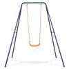VidaXL Balançoire Simple Orange Aire de Jeux Portique Balancelle pour Enfant 91361