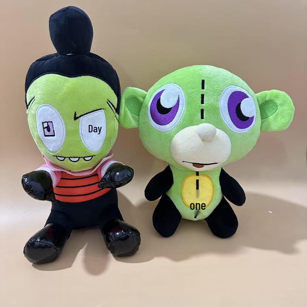 3D Alien Zim Dog Plush Toy