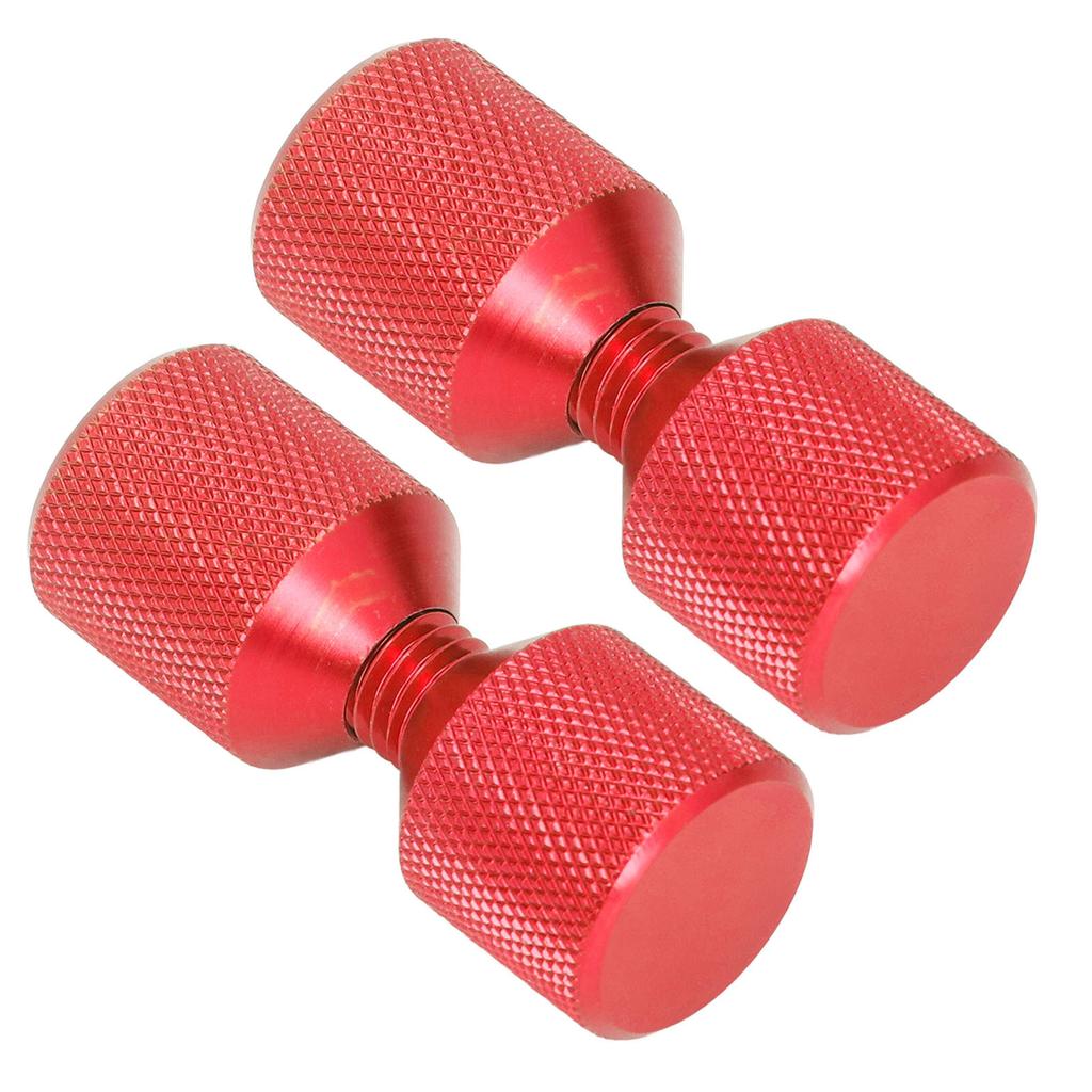 2 Stück Flanschausrichtstift Eloxal Aluminium 1-1/8 Zoll Flansch Doppellochstifte Set für 0,5 bis 14 Zoll 150LB Flansche Schwarz