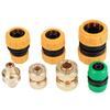 Garden Hose Quick Connect & Repair Joint, 3/4-Inch & 1-Inch, 4-Point & 6-Point Extension.
