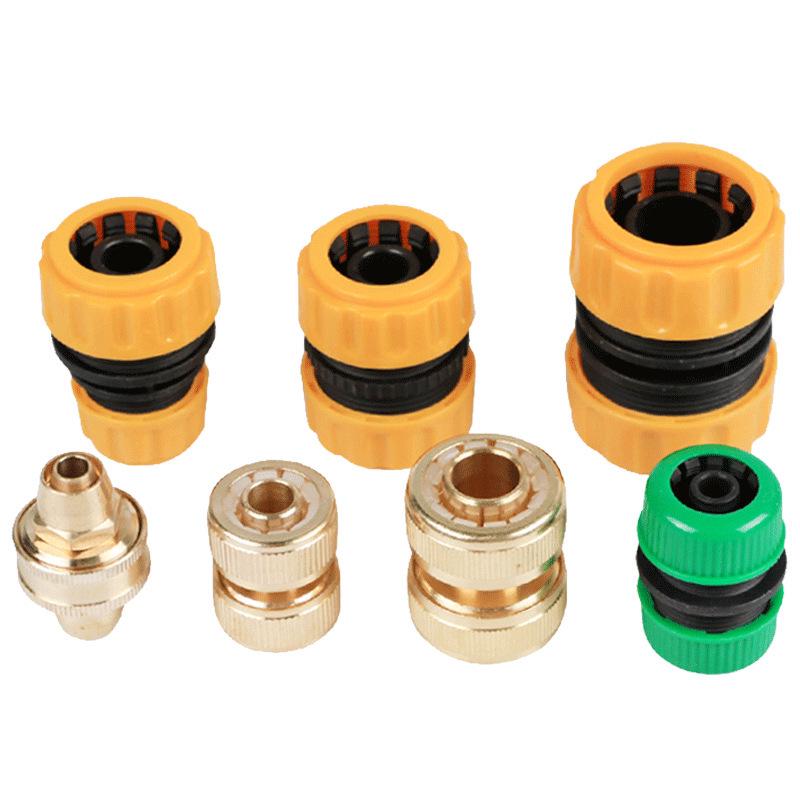 Garden Hose Quick Connect & Repair Joint, 3/4-Inch & 1-Inch, 4-Point & 6-Point Extension.