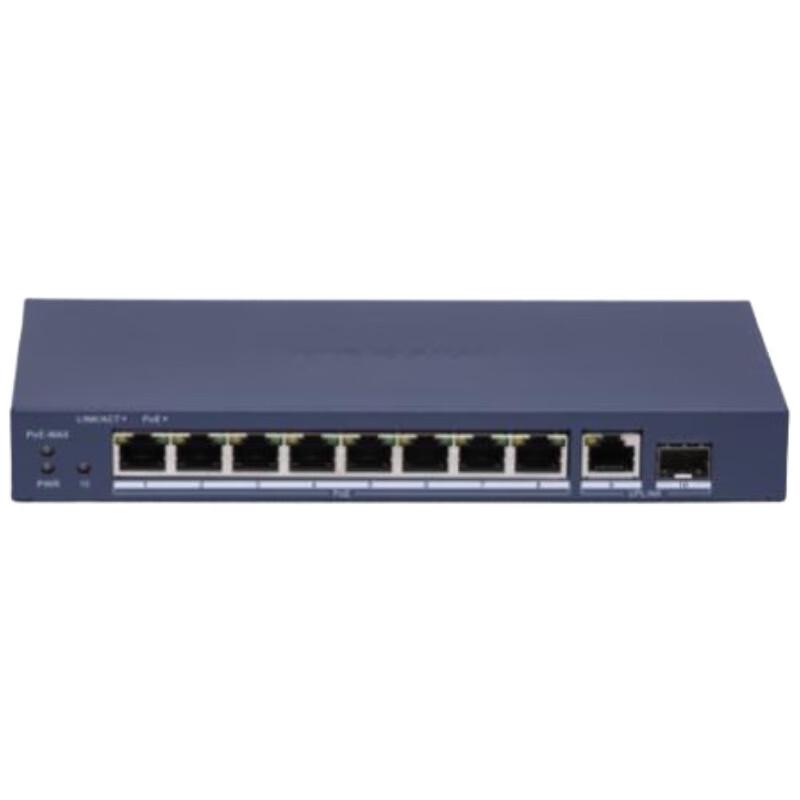 

HIKVISION 10-Port Full Gigabit PoE Switch CN plug (adapter included)