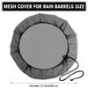 Mesh Cover Netting for Rain Barrels PE Water Collection Buckets Tank Raindrop Harvesting Tool Anti-Mosquito Water Protection
