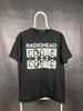 Rock Radiohead Kid A's Album Tour Concert Rare T-shirts Oversized Black White Navy Blue Men  Women Casual Printed Short-sleeved