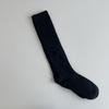 Ladies Fall Versatile Solid Color Cotton Thigh High Calf Socks