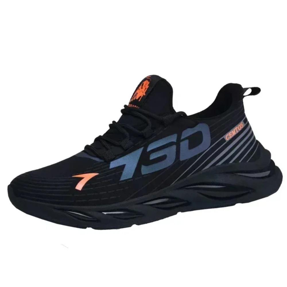 Schuhe für Herren, lässige Slip-On-Mode-Sneaker, atmungsaktive Laufschuhe, Outdoor-Walking-Trainings-Tennisschuhe