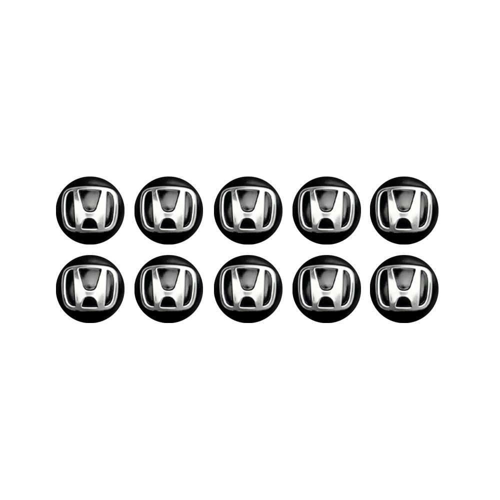 3D Metal Leather Car Emblem Key Chain Keyring Pendants Accessories For Honda Civic 10th 11th Gen Hrv Jazz City Fit 7 Crv Odyssey IP8