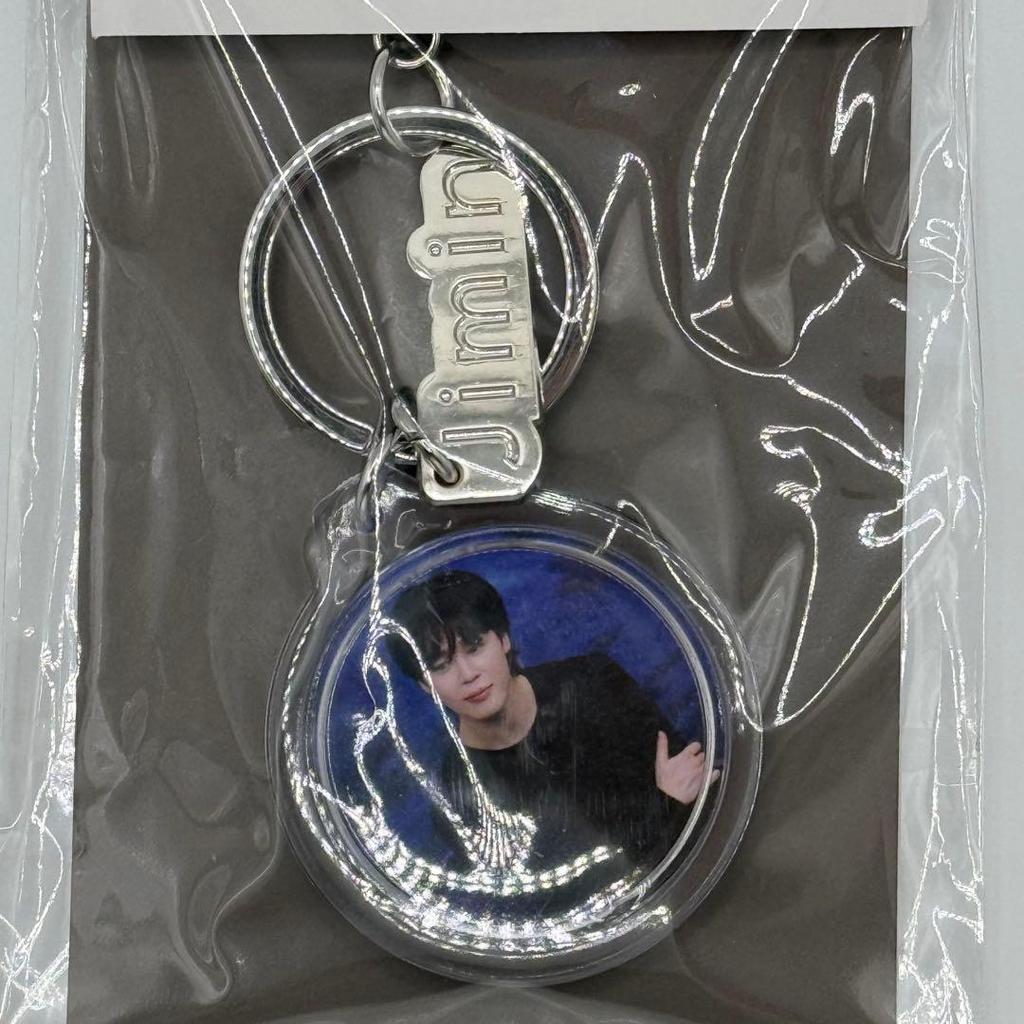 [USED] BTS Jimin Exhibition The Truth Untold Photo Keyring