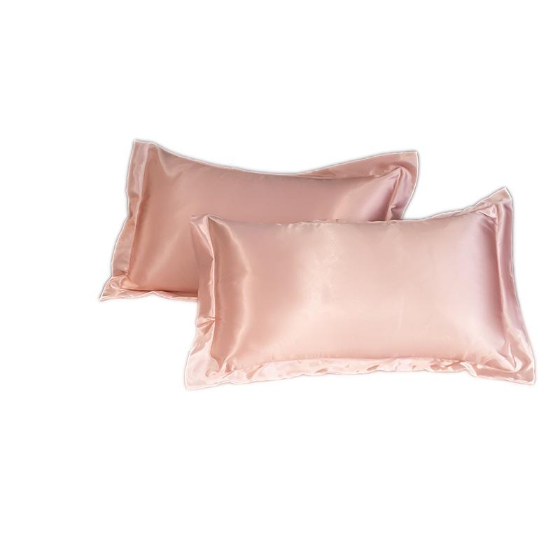 Eis-Seiden-Satin-Kissenbezug mit Reißverschluss - Luxuriöser Imitationsseiden-Kissenbezug