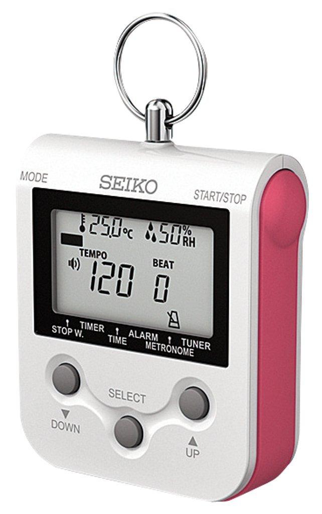 

Цифровой метроном SEIKO с шейным ремешком, малиново-розовый DM90P