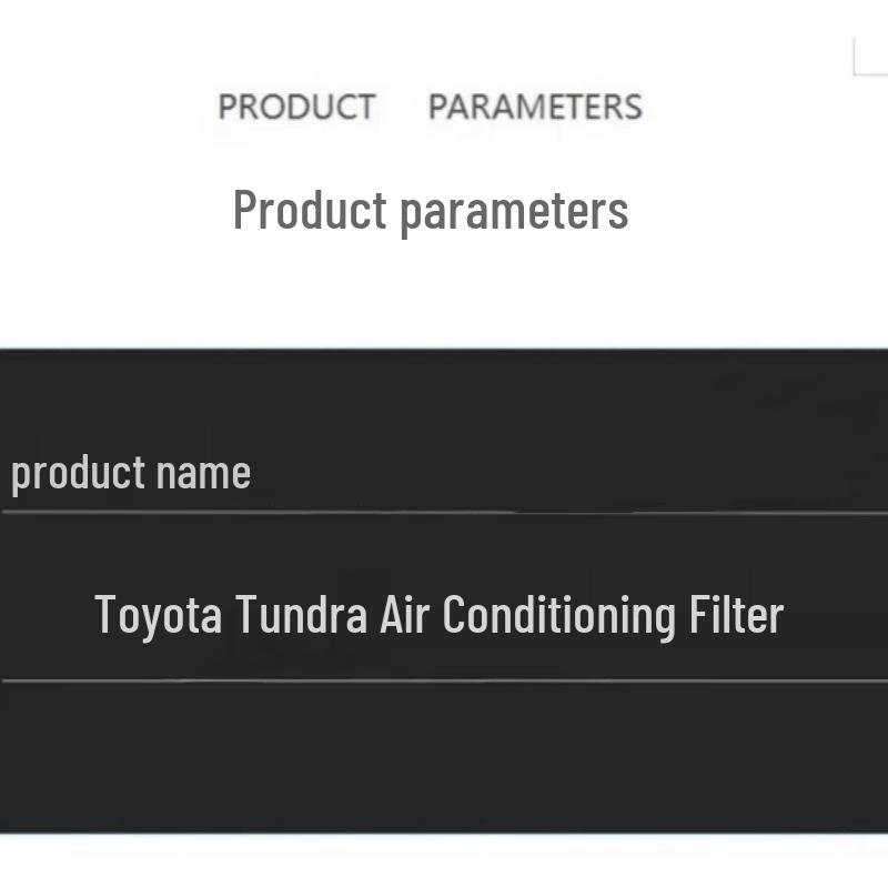 Sivir Toyota Tundra Cabin Air Filter
