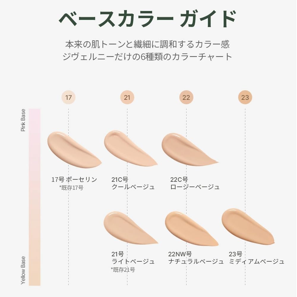 Tragbare Mini-Hülle inklusive Foundation 17 Porcelain [Offizieller japanischer Distributor] 30ml Hautnahe Deckkraft Foundation + Mini-Netzhülle + Puderquaste