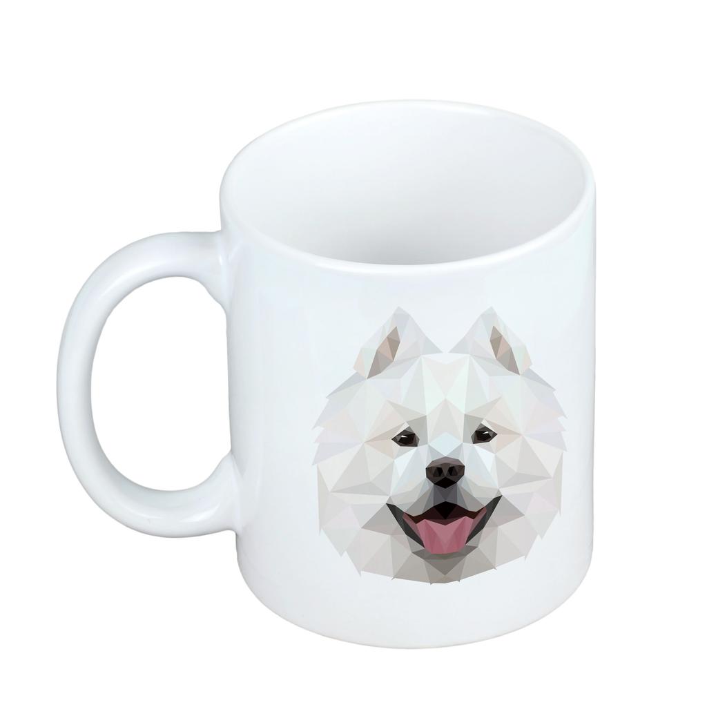Samojed, Samoyed, Samojedskaja -Kubek Ze Zdjęciem I Napisem Geometryczny Pies Art-Dog