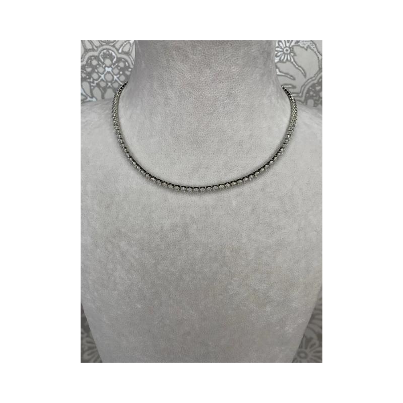 

By Tim Desing Женское колье Waterway Ожерелье Marquise Zircon Stone Waterway с серебряным покрытием 42 cm серебряный