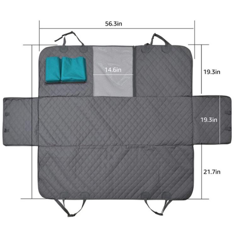Breathable Dog Car Seat Mat - Dirt & Scratch Resistant Rear Cushion Cover