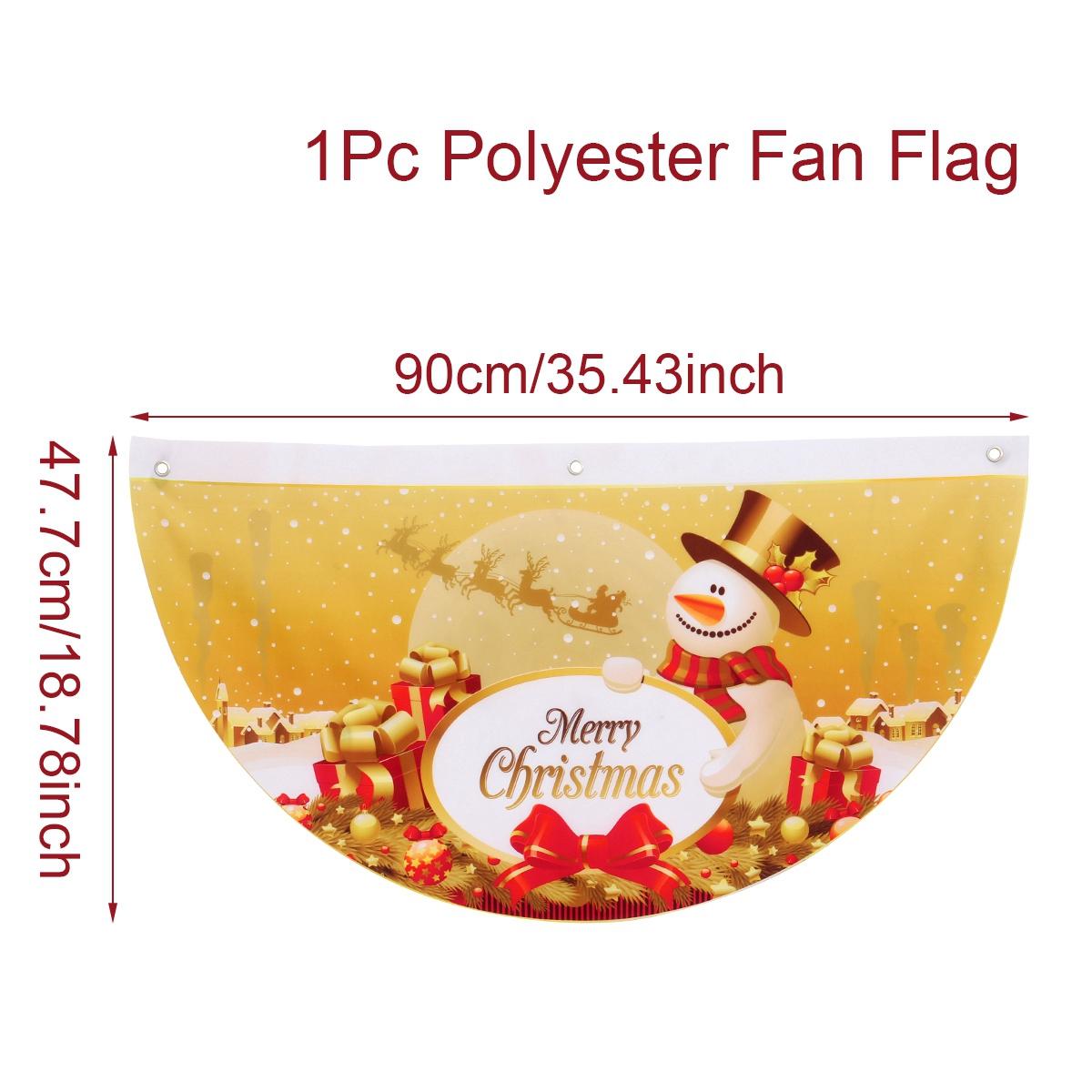 

Christmas Snowman Fan Flag Navidad Natal Noel Outdoor Hanging Ornament Merry Christmas Decorations For Home 2025 New Year 2025