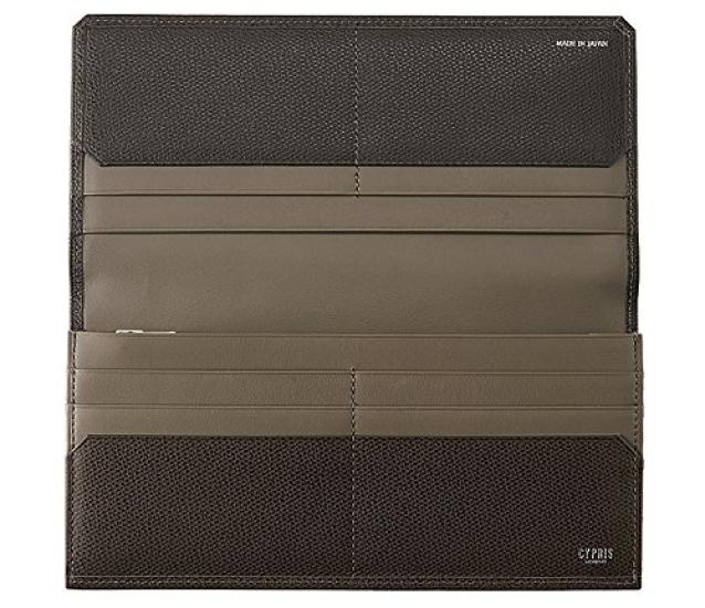 Cypris Trilogie Langbörse mit Münzfach Tag Geburtstag Freund Schokolade x 8530 Geldbörse, Riemen, Leder, Geschenk für Männer, Geschenk für Väter, Geschenk, Geschenk, Taupe,