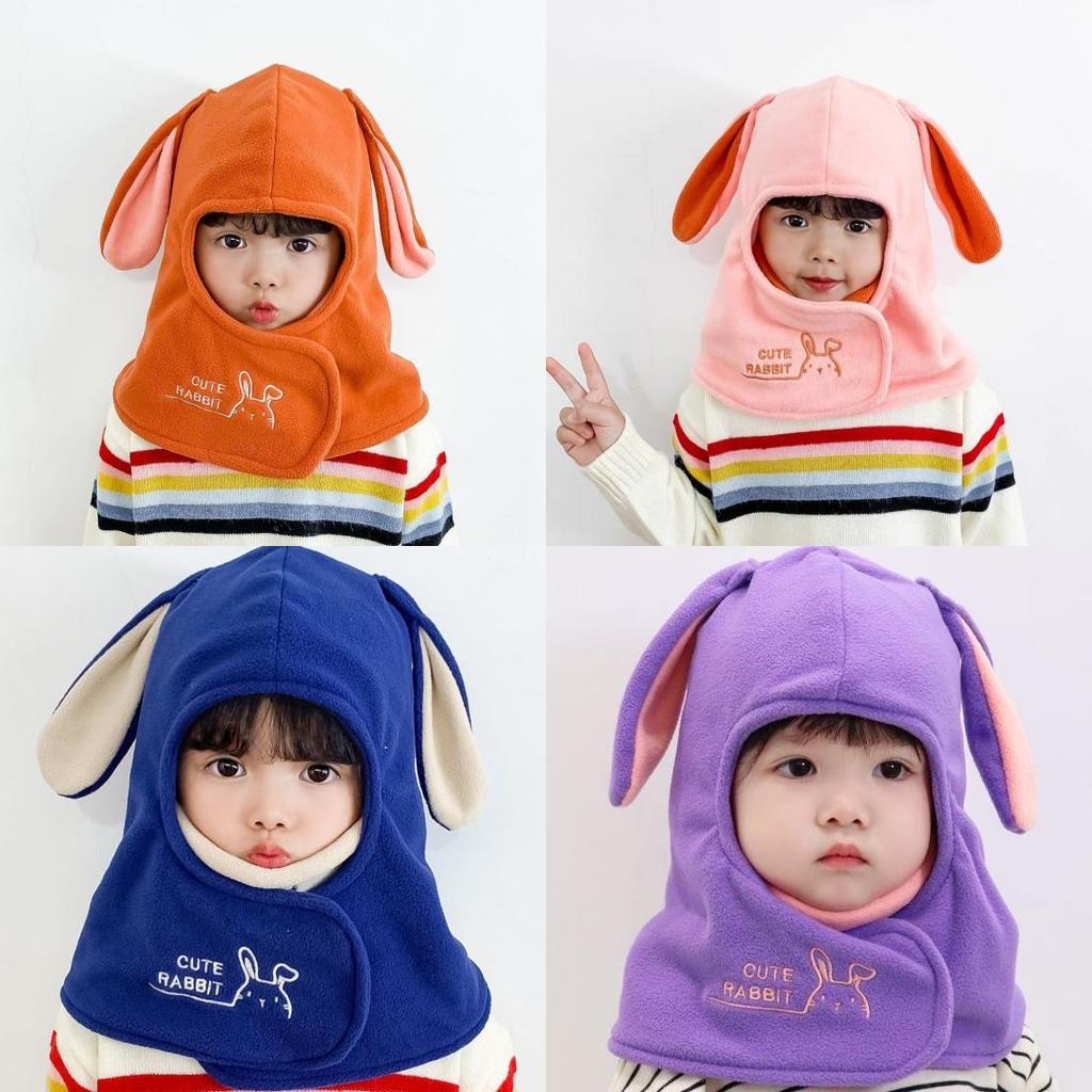 Childrens Winter Warmth Hat With Mask And Earmuffs For Toddler Protection