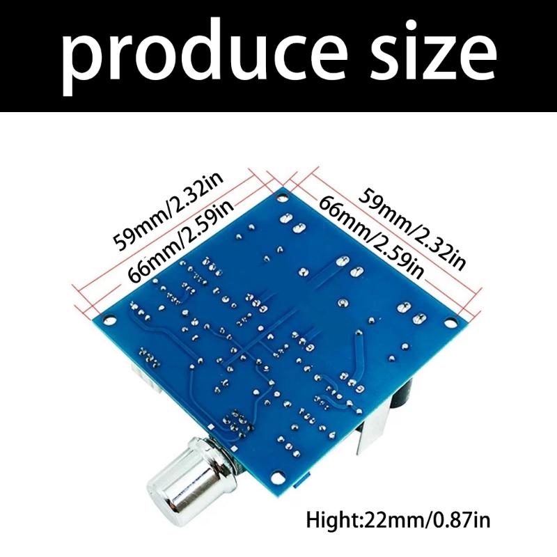 Circuit Power Amplifier Board 24V 2 Channel Sound Amplifier Circuit Board TIP41C TIP42C Chip Class A Easy Installation