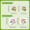 2Pcs Creative Rose Flower Waterproof Toilet Sticker Bathroom Wall Background Decal Home Decoration Self-adhesive Posters