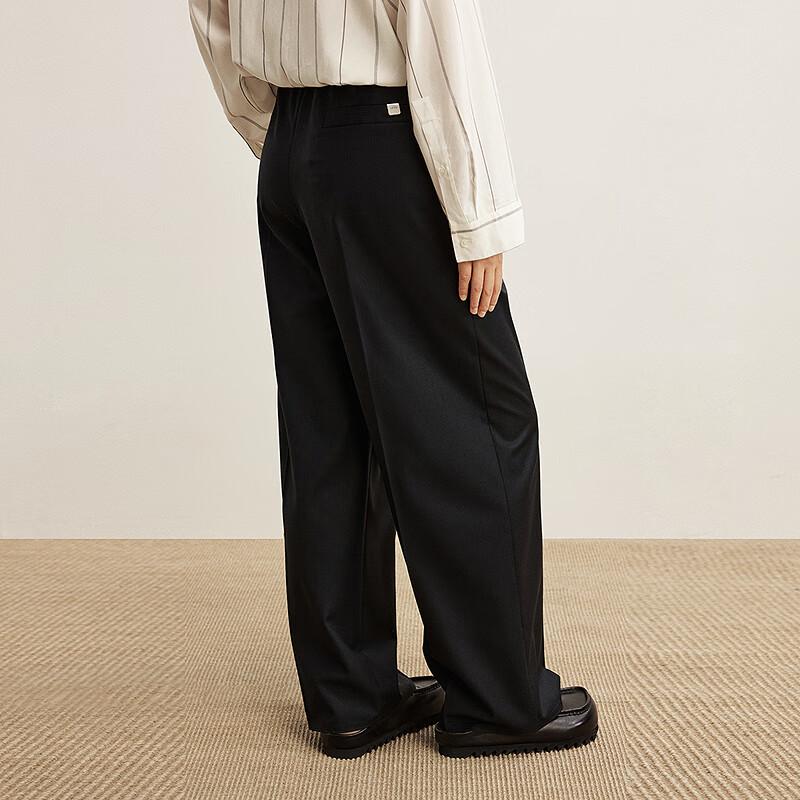 LESS 2025 Autumn Straight Loose Casual Trousers