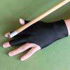 1Pc Spandex Snooker Billiard Cue Glove Pool Left Hand Open Three Finger Accessory Professional Billiards Gloves Left Hand Cover