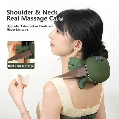 Verstellbarer Schulter-Nacken-Massager Kneten & Heizen Shiatsu-Massage Nacken- & Schultermuskulatur-Entspannung