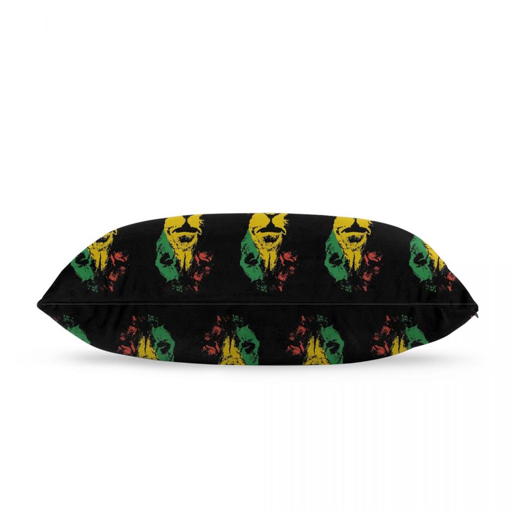 Rastafarian Flag Lion Rectangle Pillowcase Cushion Cover Decorative Bedroom Bed Home Comfort Throw Pillow